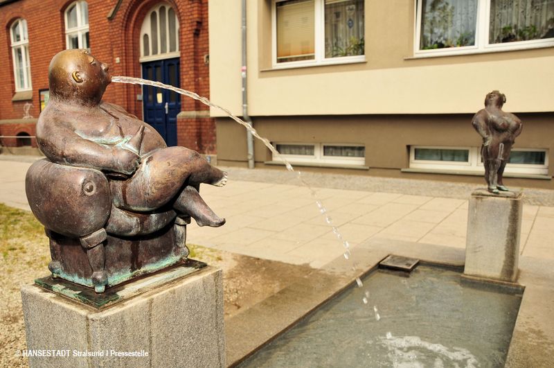 Mann und Fru am Frankendamm Mann und Fru am Frankendamm