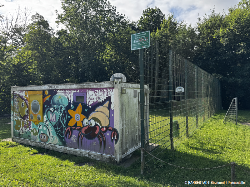 Container am Jugendplatz Ehm-Welk-Weg Container am Jugendplatz Ehm-Welk-Weg