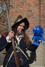 Stadtwache mit Blaubert und seinem neuen Gürtel