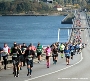 Die Rügenbrücke hat eine maximale Steigung von 4 Prozent, was den Lauf darüber durchaus anspruchvoll macht