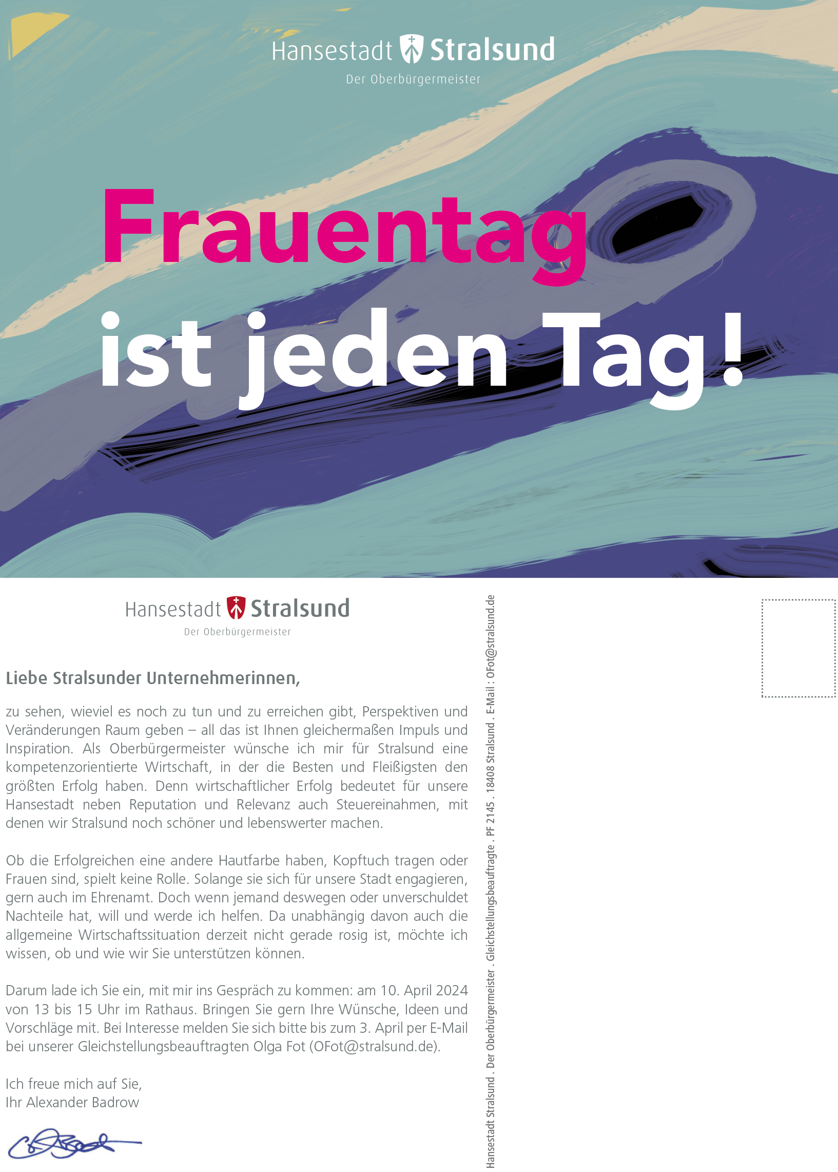 Frauentag ist jeden Tag